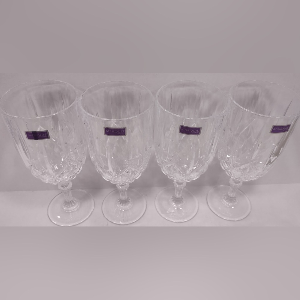 WATERFORD MARQUIS MARKHAM ICED BEVERAGE, 18.5OZ, SET OF 4, NEW IN BOX